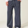 Pantalon de survêtement bootcut à motif graphique Pantalon de survêtement bootcut à motif graphique