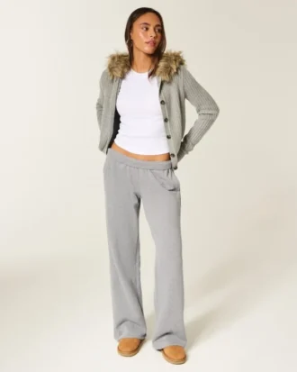 Pantalon de survêtement à jambes larges