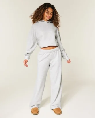 Pantalon de survêtement à jambes larges