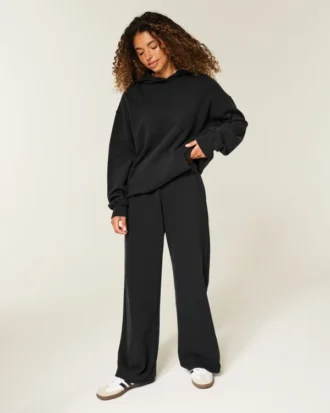 Pantalon de survêtement à jambes larges