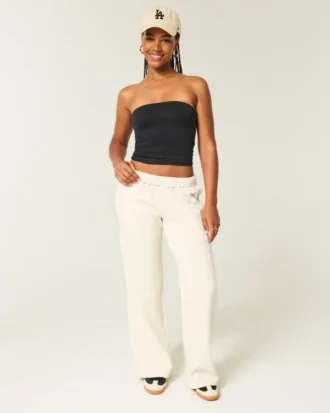 Pantalon de survêtement à jambes larges