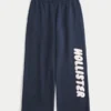 Pantalon de survêtement à jambes larges avec logo graphique Pantalon de survêtement à jambes larges avec logo graphique