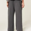 Pantalon de survêtement super baggy avec motif double flamme Pantalon de survêtement super baggy avec motif double flamme