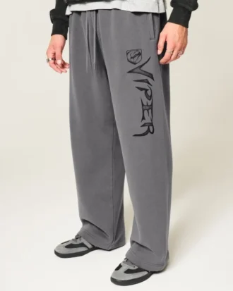 Pantalon de survêtement très ample avec imprimé Dodge Viper