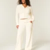 Pantalon droit à revers en tricot Gilly Hicks