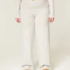 Pantalon droit à revers en tricot Gilly Hicks