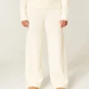 Pantalon droit à revers en tricot Gilly Hicks