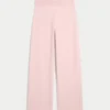 Pantalon droit à revers en tricot Gilly Hicks
