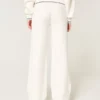 Pantalon droit à taille repliée en tricot Gilly Hicks Pantalon droit à taille repliée en tricot Gilly Hicks