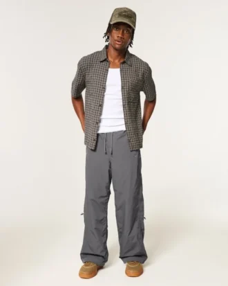Pantalon en nylon super ample