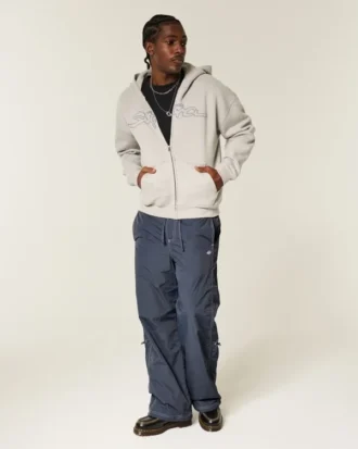 Pantalon en nylon super ample