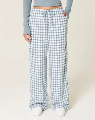 Pantalon à enfiler en slub