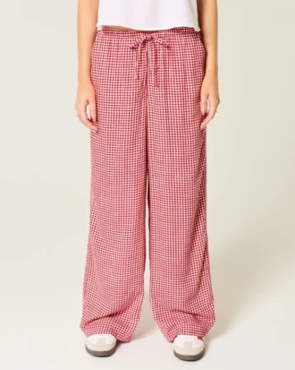 Pantalon à enfiler en slub
