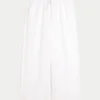 Pantalon à enfiler en slub Pantalon à enfiler en slub