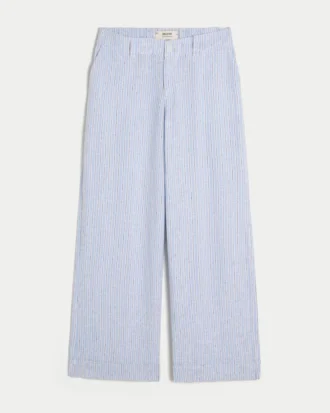 Pantalon large taille basse Hollister Livvy