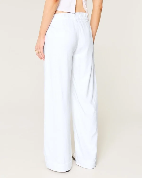 Pantalon large taille basse Hollister Livvy Pantalon large taille basse Hollister Livvy