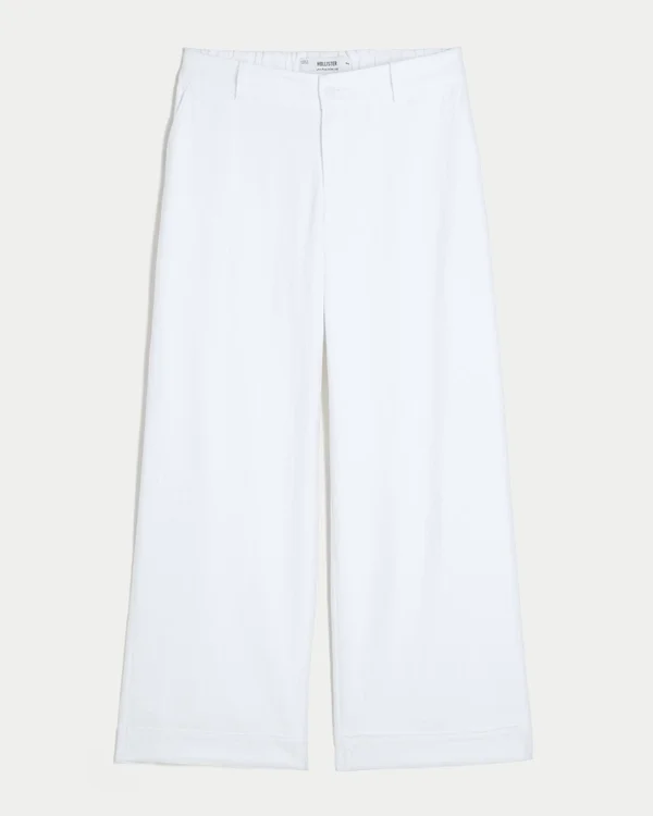 Pantalon large taille basse Hollister Livvy Pantalon large taille basse Hollister Livvy