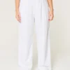Pantalon large taille ultra haute en lin mélangé Hollister Livvy Pantalon large taille ultra haute en lin mélangé Hollister Livvy