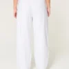 Pantalon large taille ultra haute en lin mélangé Hollister Livvy Pantalon large taille ultra haute en lin mélangé Hollister Livvy