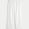 Pantalon large taille ultra haute en lin mélangé Hollister Livvy Pantalon large taille ultra haute en lin mélangé Hollister Livvy