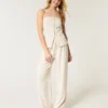 Pantalon large taille ultra haute Hollister Livvy