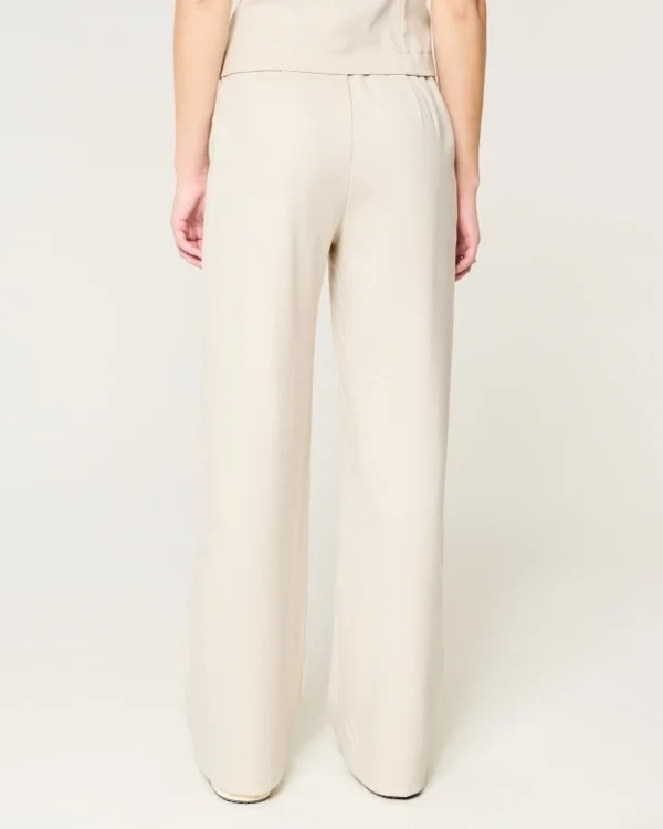 Pantalon large taille ultra haute Hollister Livvy