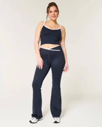 Pantalon évasé à bords contrastés Gilly Hicks Active Recharge