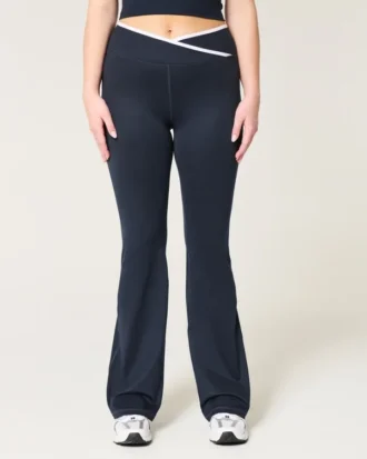 Pantalon évasé à bords contrastés Gilly Hicks Active Recharge