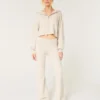 Pantalon évasé à taille repliée en tricot Gilly Hicks Pantalon évasé à taille repliée en tricot Gilly Hicks