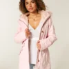 Parka doublée de fausse fourrure Parka doublée de fausse fourrure
