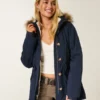 Parka doublée de fausse fourrure Parka doublée de fausse fourrure