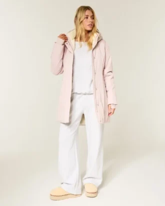 Parka doublée de fausse fourrure