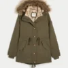 Parka doublée de fausse fourrure Parka doublée de fausse fourrure