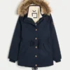 Parka doublée de fausse fourrure Parka doublée de fausse fourrure