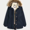 Parka doublée de fausse fourrure Parka doublée de fausse fourrure