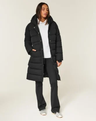 Parka longue matelassée