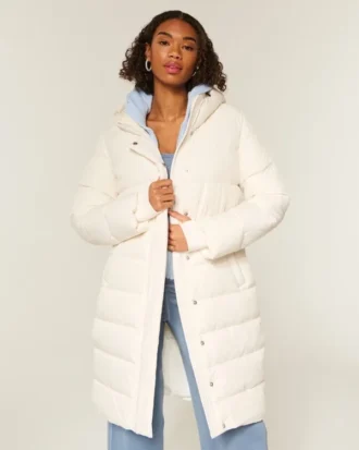 Parka longue matelassée