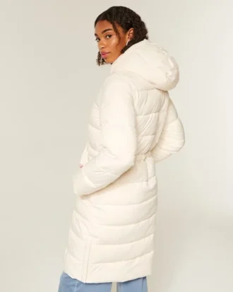 Parka longue matelassée