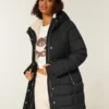 Parka matelassée doublée de fausse fourrure Parka matelassée doublée de fausse fourrure
