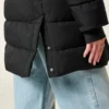 Parka matelassée doublée de fausse fourrure Parka matelassée doublée de fausse fourrure
