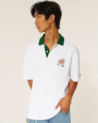 Polo graphique Boxy University of Miami Hurricanes