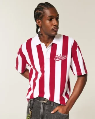 Polo graphique carré Indiana University Hoosiers