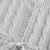 Pull babydoll en maille torsadée Pull babydoll en maille torsadée