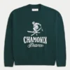 Pull à capuche carré Chamonix France Graphic Pull à capuche carré Chamonix France Graphic