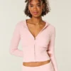 Pull à capuche zippé en maille torsadée Gilly Hicks Pull à capuche zippé en maille torsadée Gilly Hicks