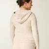 Pull à capuche zippé en maille torsadée Gilly Hicks Pull à capuche zippé en maille torsadée Gilly Hicks