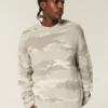 Pull à col rond Boxy Camo Pull à col rond Boxy Camo