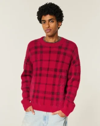 Pull à col rond Boxy Fuzzy