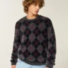 Pull à col rond Boxy Fuzzy