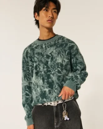 Pull à col rond Boxy Fuzzy